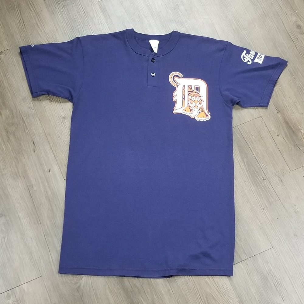 Detroit Tigers Henley Tee